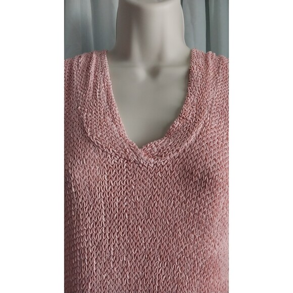 Gloria Vanderbilt Beach Pink Hooded Mesh Dress Swimsuit Cover Up Large Womens - Picture 4 of 4